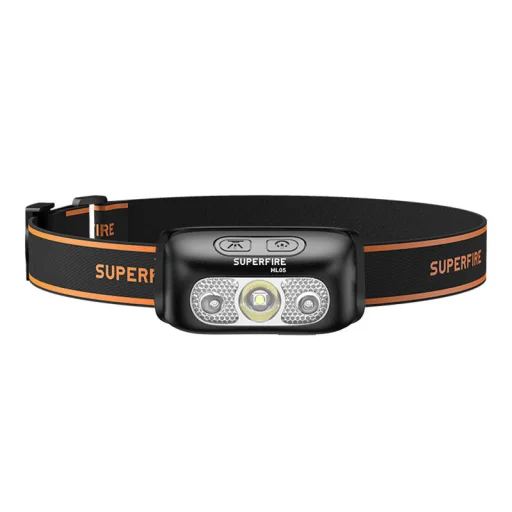 Fejlámpa Superfire HL05-E, 120 lm, USB - 2