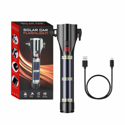 Solar Zseblámpa Superfire D30, 310lm, 2000mAh - 1