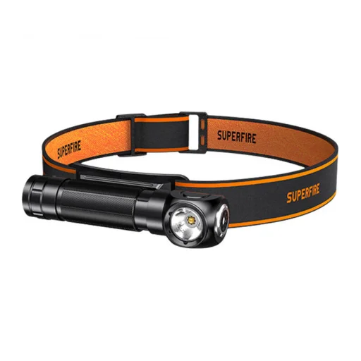 2 az 1-ben Fejlámpa Superfire TH04, 600lm, USB-C - 1