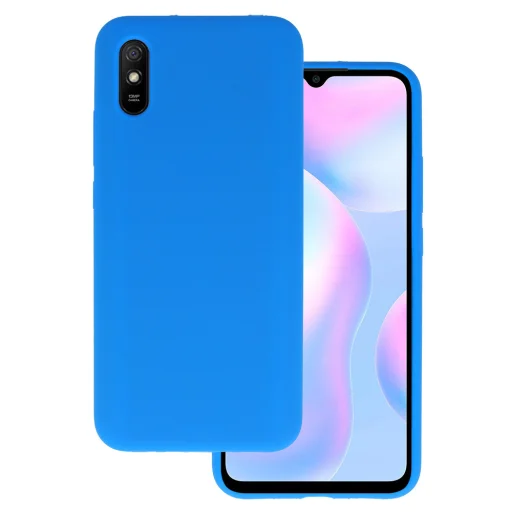 Szilikon Lite tok Xiaomi Redmi 9A kék - 1