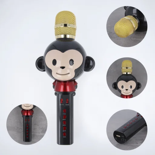 Maxlife Bluetooth mikrofon hangszóróval Állat MX-100 fekete - 2