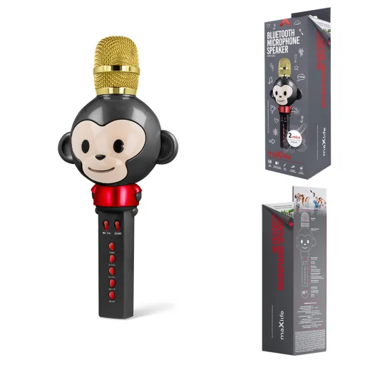 Maxlife Bluetooth mikrofon hangszóróval Állat MX-100 fekete - 5