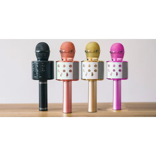 Forever Bluetooth mikrofon hangszóróval BMS-300 Lite rózsaarany - 5