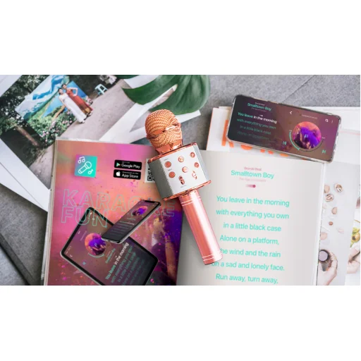 Forever Bluetooth mikrofon hangszóróval BMS-300 Lite rózsaarany - 7