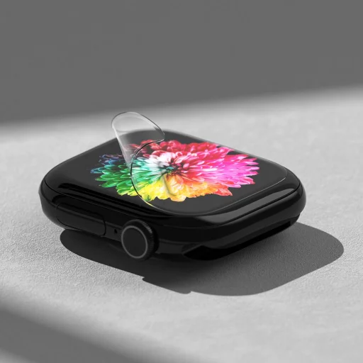 Ringke Dual Easy Pro 2-darab Apple Watch 10/11 (46 mm) áttetsző kijelzővédi fólia - 4