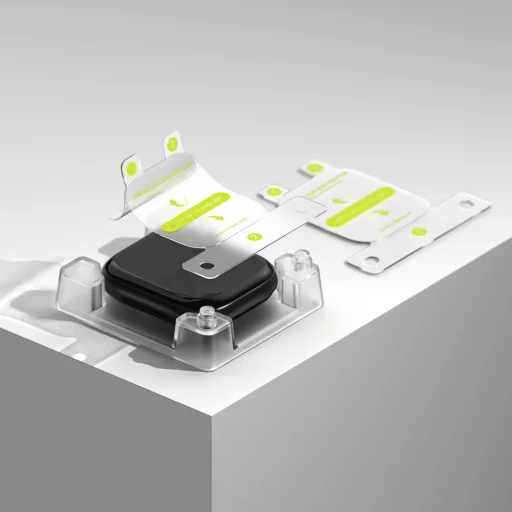 Ringke Dual Easy Pro 2-darab Apple Watch 10/11 (46 mm) áttetsző kijelzővédi fólia - 5