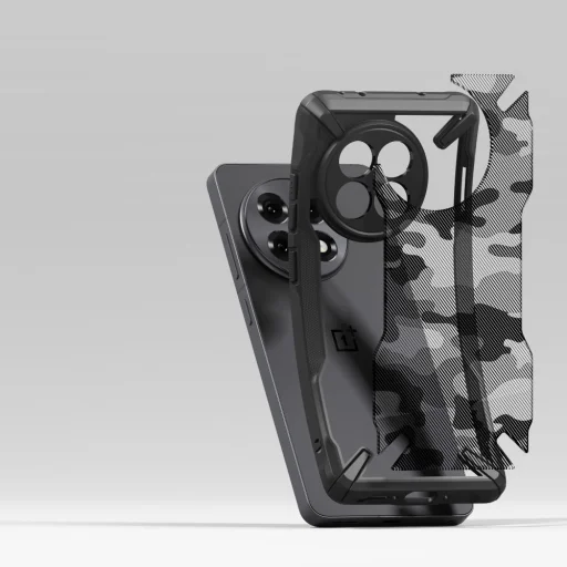 Ringke Fusion X OnePlus 13R Camo Fekete tok - 5