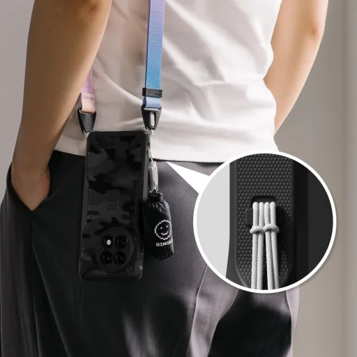 Ringke Fusion X OnePlus 13R Camo Fekete tok - 6