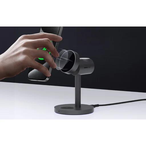 Vezeték nélküli töltőállomás MagFusion 3 az 1-ben Aukey LC-MC311, 15W Qi2 (szürke) - 6