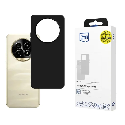 3mk Matt tok Realme 13 Pro+ 5G / Realme 13 Pro 5G - Fekete tok - 1