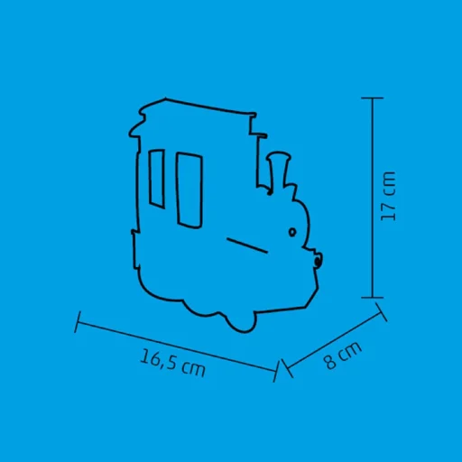 Home LTN 14 lámpás vízkeveréssel, csillámokkal, mozdony, LED, kapcsolható, 3 funkció, műanyag, beltéri - 5