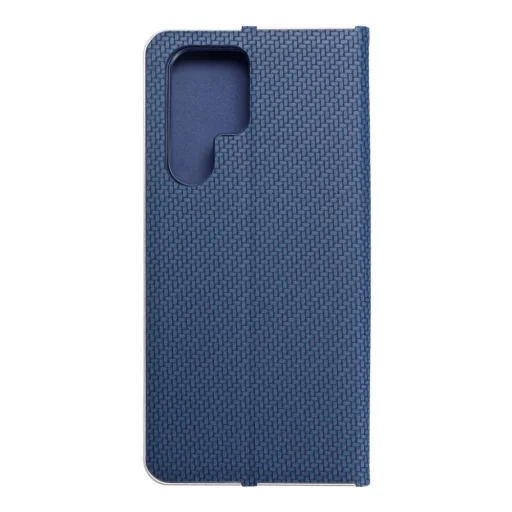 LUNA Fliptok Carbon Samsung Galaxy S22 Ultra kék tok - 4