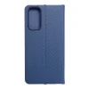 LUNA fliptok Carbon Xiaomi Redmi Note 11 / 11S kék tok
