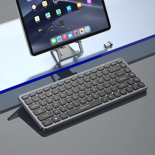 Borofone BG16 Cloud vezeték nélküli billentyűzet fekete - 9