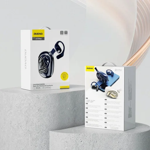 Dudao U17Max OWS Bluetooth Fejhallgató - Fekete - 4