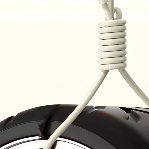 Dudao L7SL USB-A - Lightning 5A kábel 1m - bézs - 3