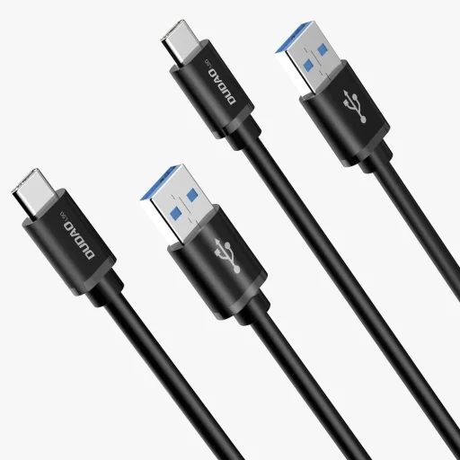 Dudao kábel USB kábel - USB Type C Super Gyors Töltés 1 m fekete (L5G-Black) - 2
