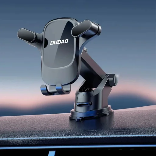 Dudao F5Pro műszerfalra és ablakra erősíthető autós telefontartó - fekete - 3