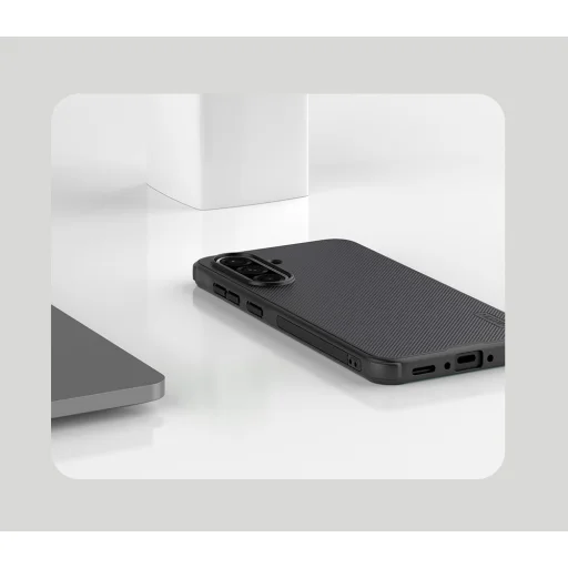 Nillkin Super Frosted PRO Mágneses hátlapi tok Samsung Galaxy A36 5G Fekete tok - 7