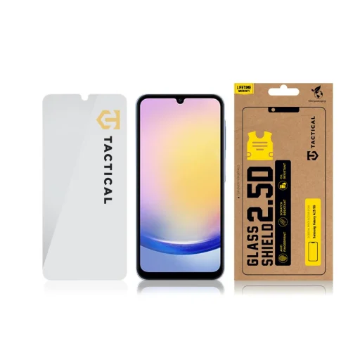 Tactical Glass Shield 2.5D Samsung Galaxy A25 5G-hez átlátszó üvegfólia - 3
