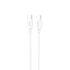 Dudao L4C USB-C / USB-C kábel 30W 2m - fehér thumbnail