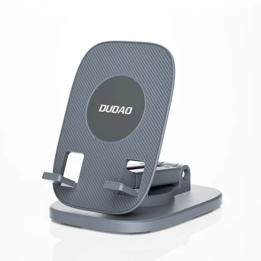 Dudao asztali teleszkópos állvány összecsukható állvány telefonhoz tablethez szürke (F5XS) - 3