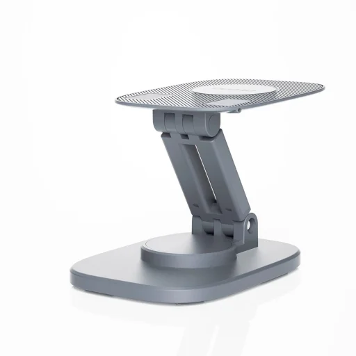 Dudao asztali teleszkópos állvány összecsukható állvány telefonhoz tablethez szürke (F5XS) - 4