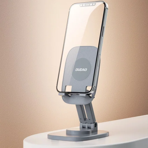 Dudao asztali teleszkópos állvány összecsukható állvány telefonhoz tablethez szürke (F5XS) - 5