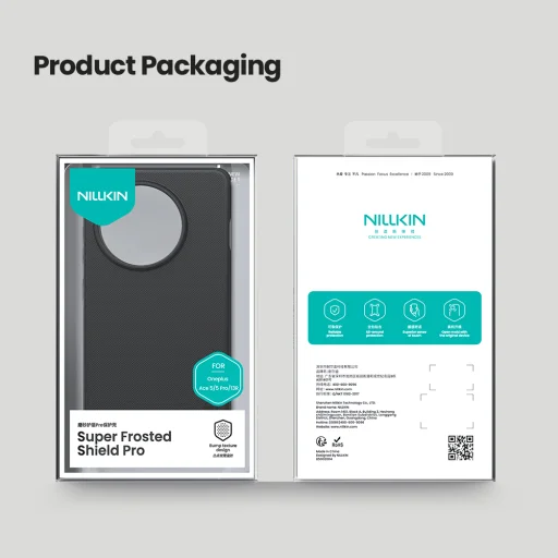 Nillkin Super Frosted PRO hátlap tok OnePlus 13R fekete - 7