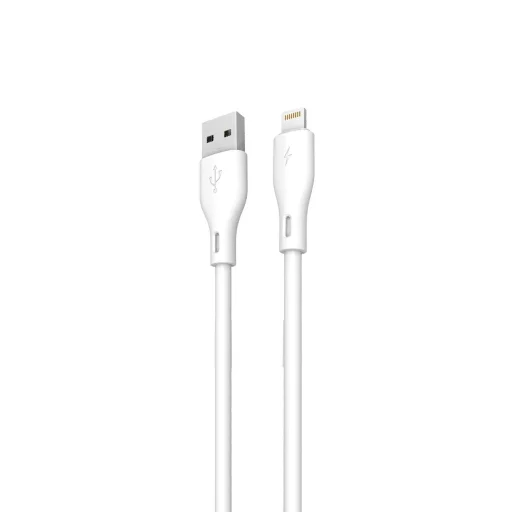 Dudao L2L USB-A / Lightning 3A kábel 2m - Fehér - 1
