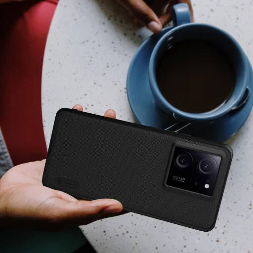  Xiaomi 13T/13T Pro fekete Nillkin Super Frosted PRO hátlapi tok - 6
