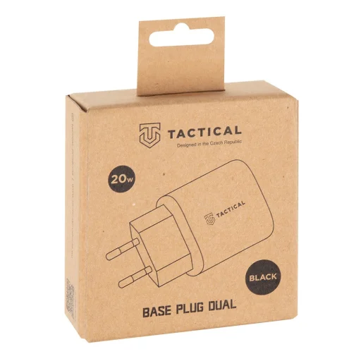 Tactical Base Plug Dual 20W fekete töltő - 4