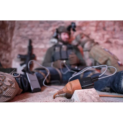 Tactical Base Plug Dual 20W fekete töltő - 6