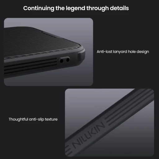 Nillkin CamShield PRO Magnetic kemény tok Samsung Galaxy A36 5G-hez, fekete - 7