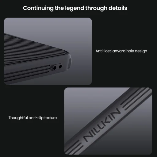 Nillkin CamShield PRO kemény tok OnePlus 13R-hez fekete tok - 6