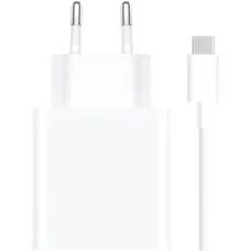 Xiaomi MDY-16-EF USB-A 33W Utazó Töltő + Adatkábel USB-C 3A Fehér