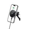 Tech-protect Mm15w-v5 Mágneses Magsafe Stability Ventilációs Rács Autós Tartó Vezeték nélküli Töltő 15w Fekete/fekete - 3
