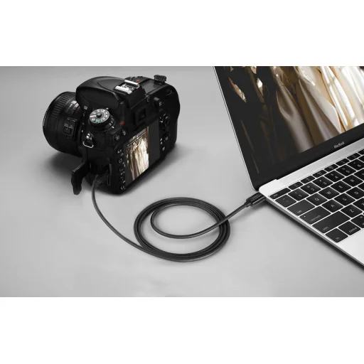 UGREEN US242 USB-C és Mini USB kábel, 1m (fekete) - 3