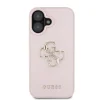  iPhone 16 Pink Guess PU Grained 4G Metal Logo tok thumbnail