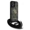  iPhone 16 Barna Guess PU 4G Metal Logo Crossbody Strap tok thumbnail