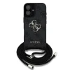  iPhone 16 Guess PU 4G Metal Logo Crossbody Strap tok thumbnail