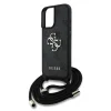  iPhone 16 Guess PU 4G Metal Logo Crossbody Strap tok thumbnail