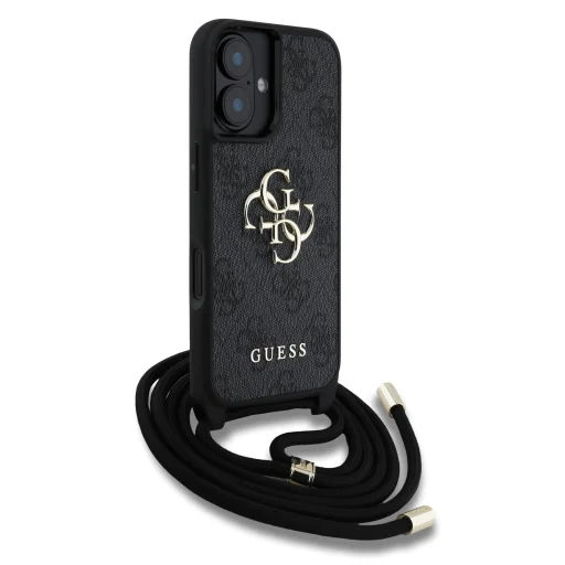  iPhone 16 Guess PU 4G Metal Logo Crossbody Strap tok - 3