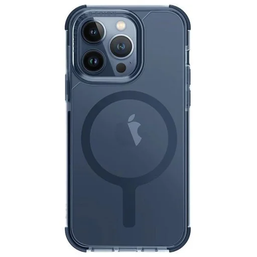 Uniq Combat Magclick Töltő tok iPhone 15 Pro-hoz - kék - 1