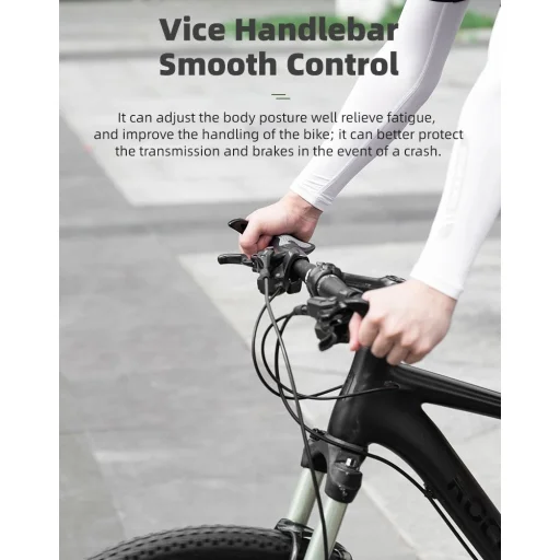 Rockbros BT1007B kerékpár tartó szett kormányvéggel - Fekete - 8