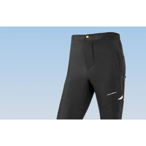 Téli kerékpáros nadrág Rockbros méret: XL RKCK00012XL (fekete és piros) - 5