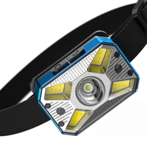 Fejlámpa Warsun YHT3B, 200lm, 1200mAh, USB-C - 2