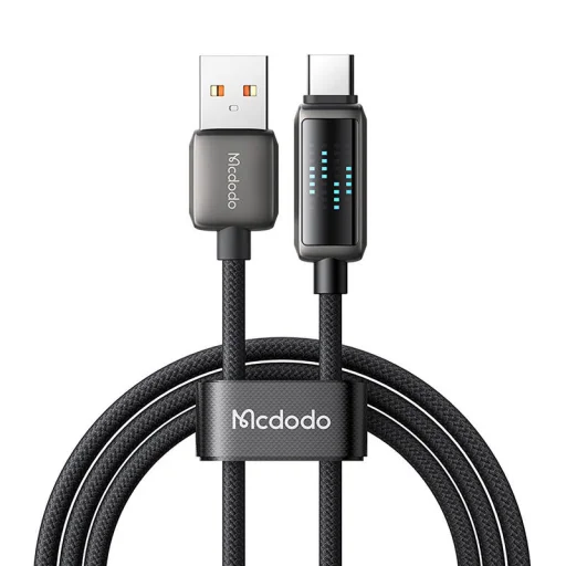Mcdodo CA-2350 USB-A - USB-C kábel, 6A, LED kijelző, 1,2m - 1