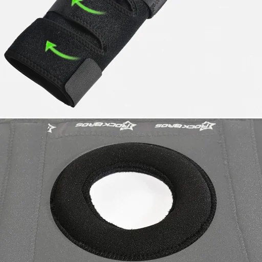 Rockbros LF1106L térd- és térdkalács védő, L méret - fekete - 13