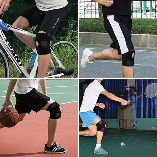 Rockbros LF1106L térd- és térdkalács védő, L méret - fekete - 15